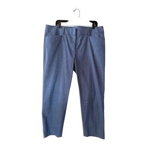 LOFT Denim Blue Textured Capris